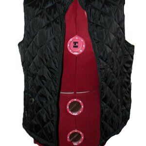 Unbranded Black Quilted Vest - Ladies Size Large - Lightweight - Black